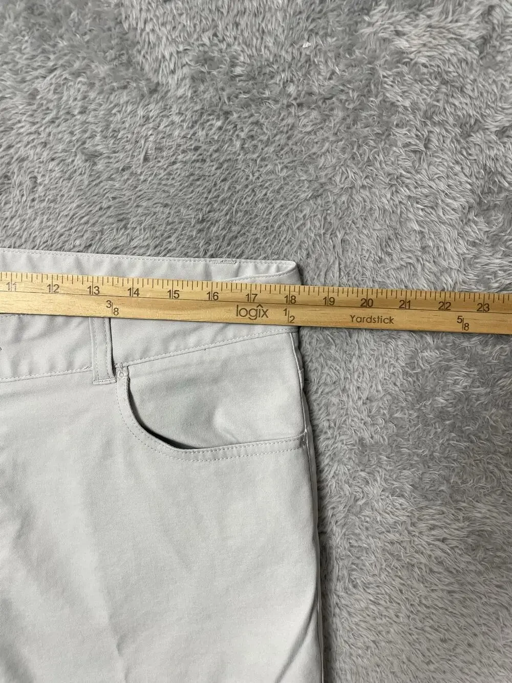 Peter Millar Pants Mens 36x32 Off White EB66 Performance Stretch Wicking Golf